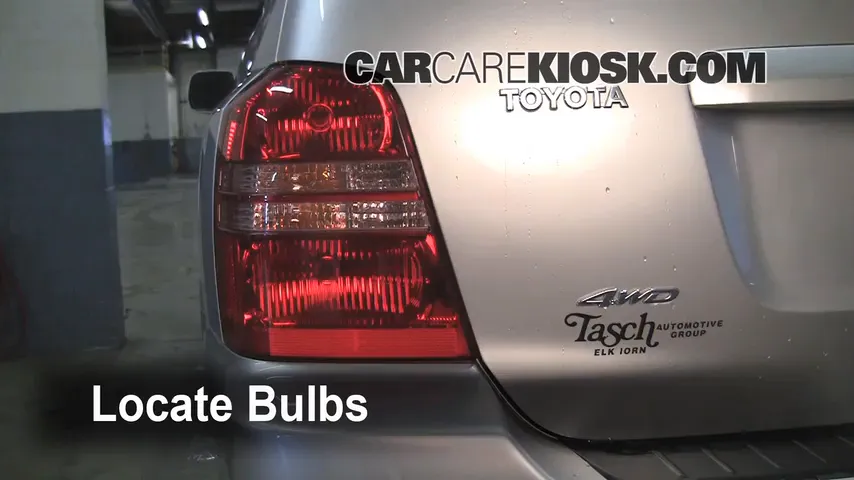 2002 Toyota Highlander Limited 3.0L V6 Lights